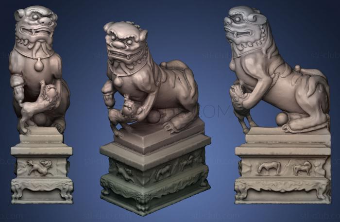 3D мадэль Статуя Льва (STL)